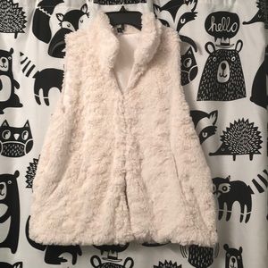 Faux fur vest